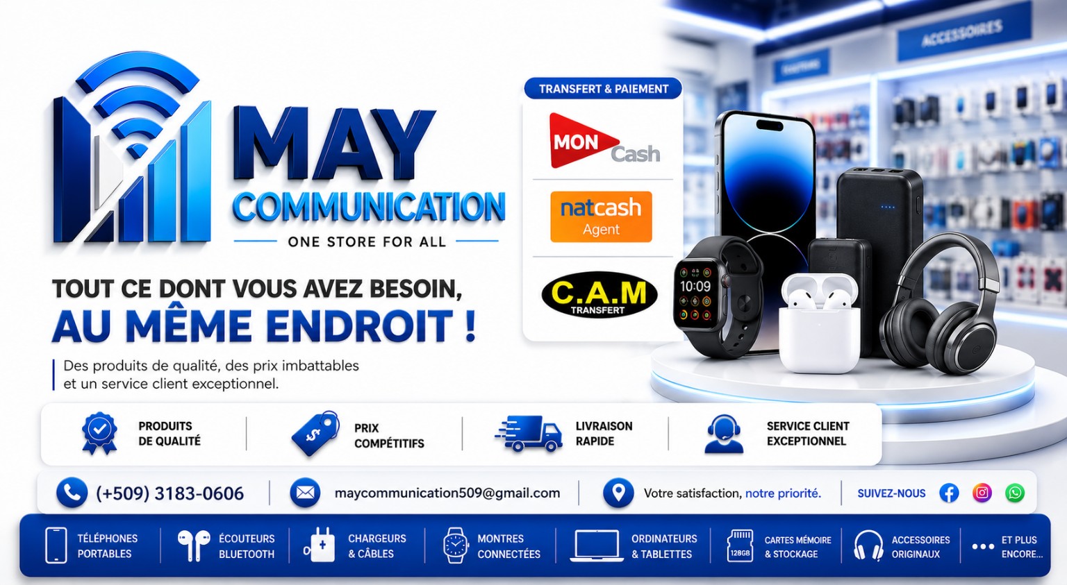 Bannière May Communication